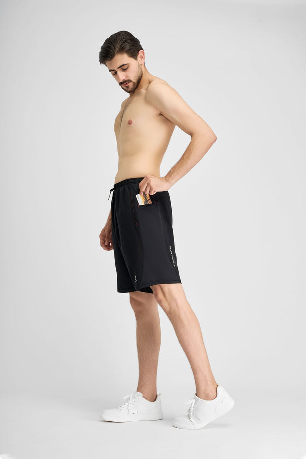 Variosports Lieblingslaufhose für Männer 2in1 Shorts mit Handytasche, Tights um Laufen