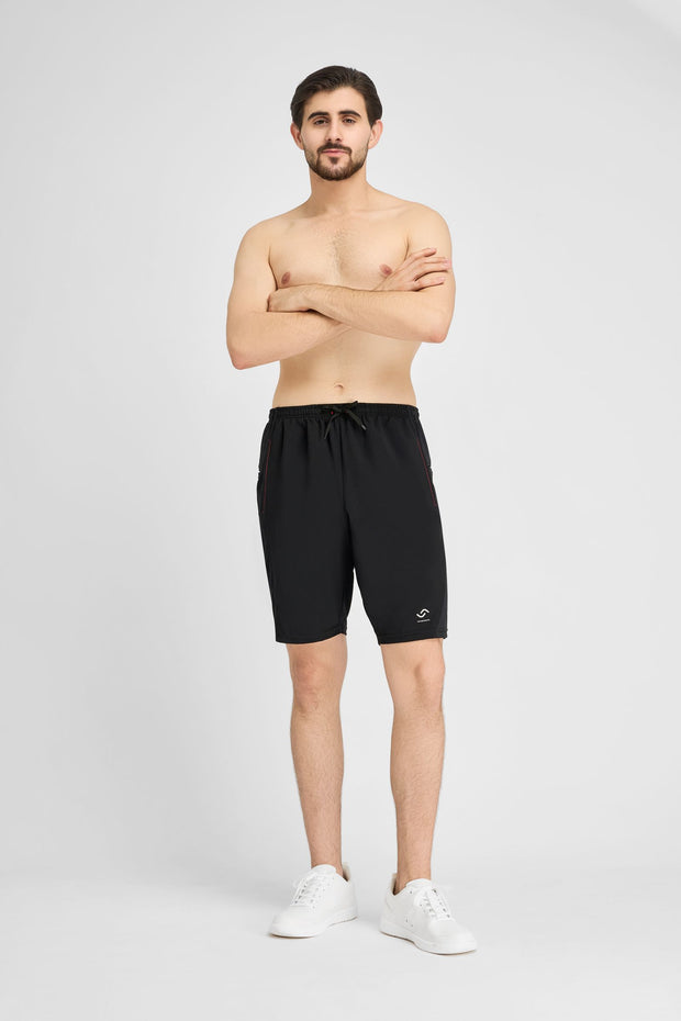 Variosports Männer Shorts mit integrierter Handytasche und Geld-Schlüsseltasche