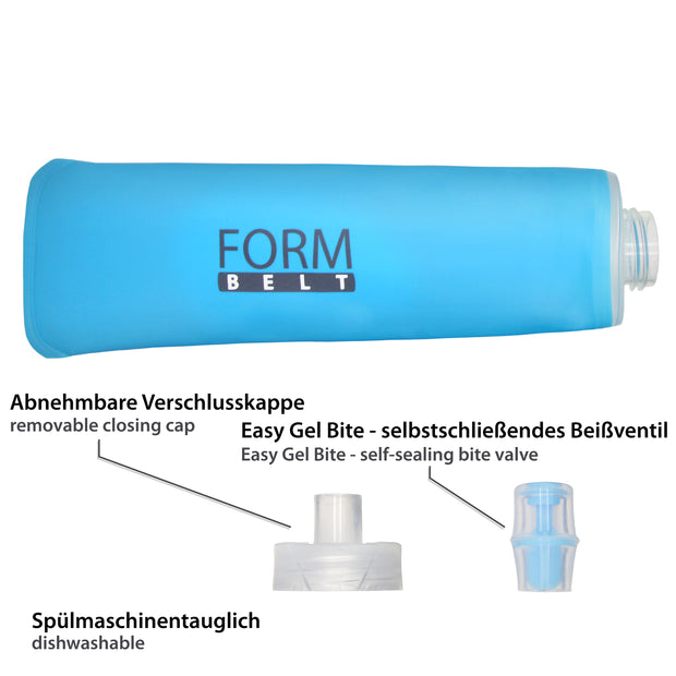 Soft Flask - Trinkflasche für Laufgürtel Sport Fitness elastisch