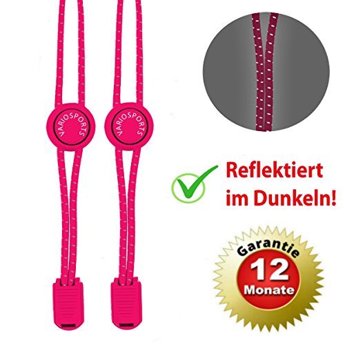 Schnellschnürsystem | Schnürsenkel | Pink elastisch schnellverschluss